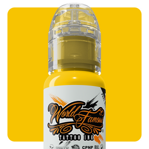 7 Color Simple Set — World Famous Tattoo Ink — 1/2oz