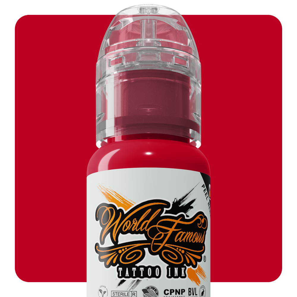 7 Color Simple Set — World Famous Tattoo Ink — 1/2oz