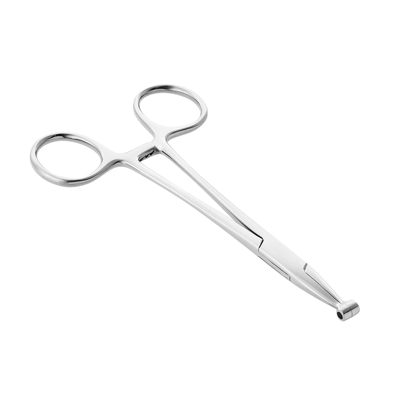 6” Steel Septum Piercing Forceps — Style #3