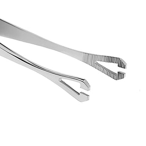Mini Pennington 6” Slotted Steel Forceps