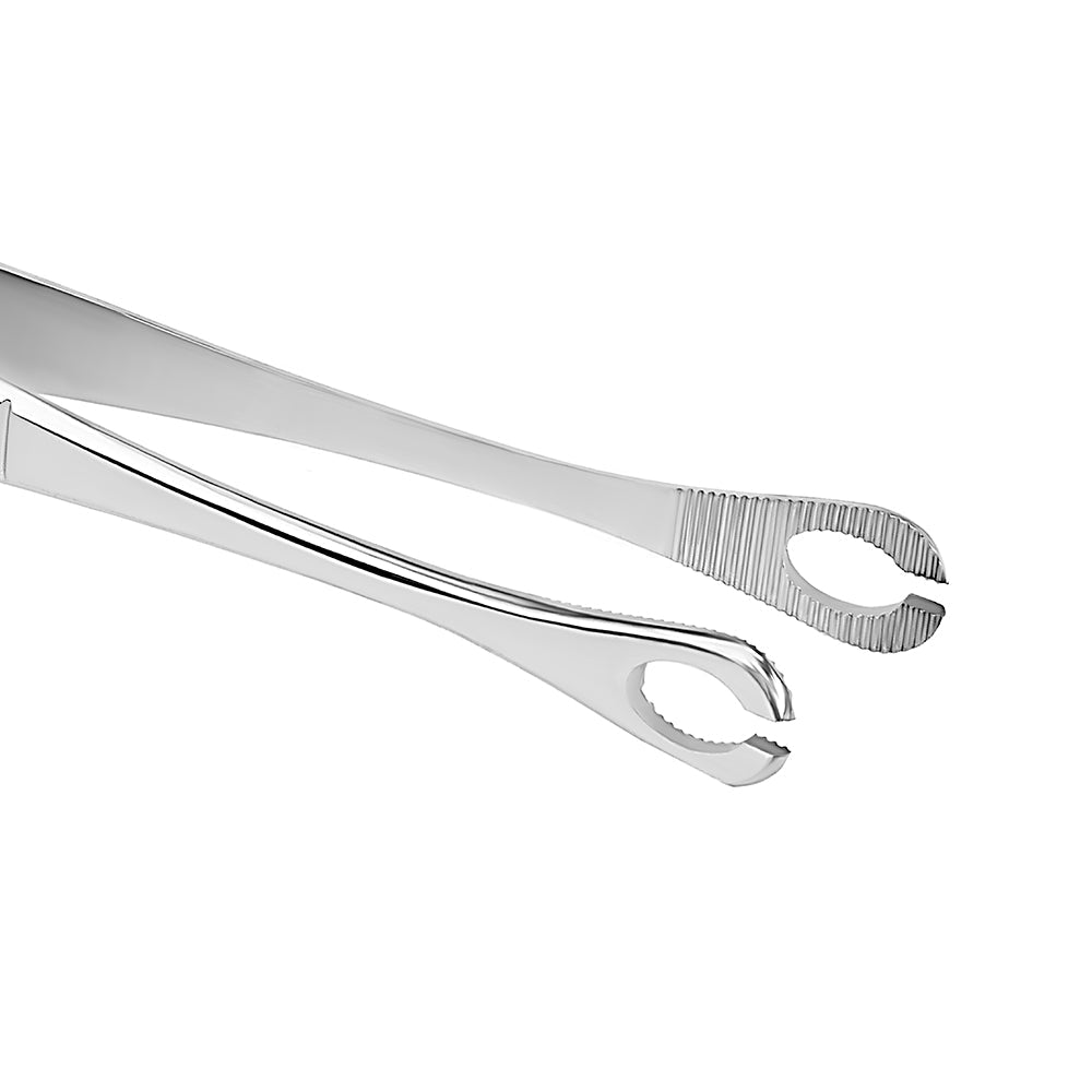 Slotted Mini Forester (Sponge) 5.75" Tweezers with Easy Lock