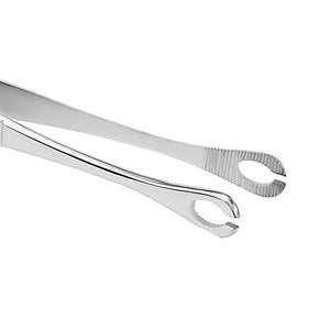 Slotted Mini Forester (Sponge) 5.75" Tweezers with Easy Lock