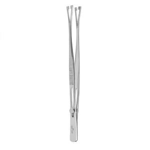 Pennington 5 3/4" Tweezers Slotted with Easy Lock