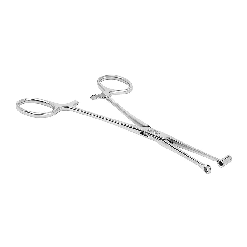 Bucket End 6" Tragus Forceps