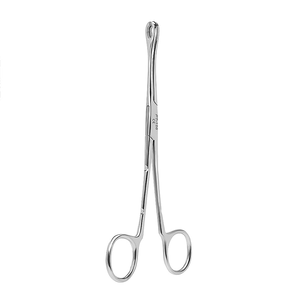 Mini Forester (Sponge) 6.5" Slotted Steel Forceps with 2 Indents and No Lock