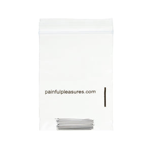 Disposable Stainless Steel Transfer Pins for Internally Threaded or Threadless Jewelry — Bag of 50