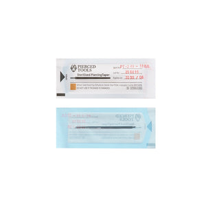 2” Sterilized Piercing Tapers for 16g or 18g Internally Threaded or Threadless Jewelry — Box of 100