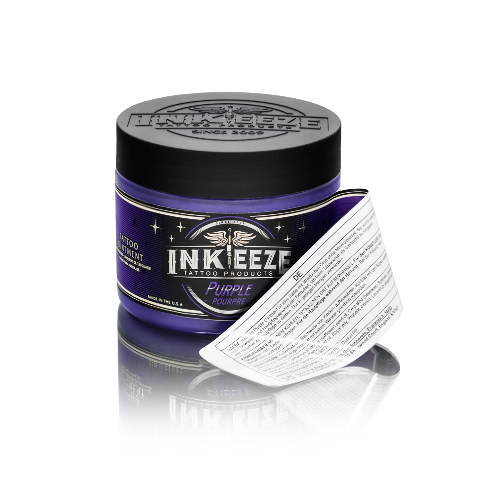 INK-EEZE Purple Glide Tattooing Ointment - 6oz Jar