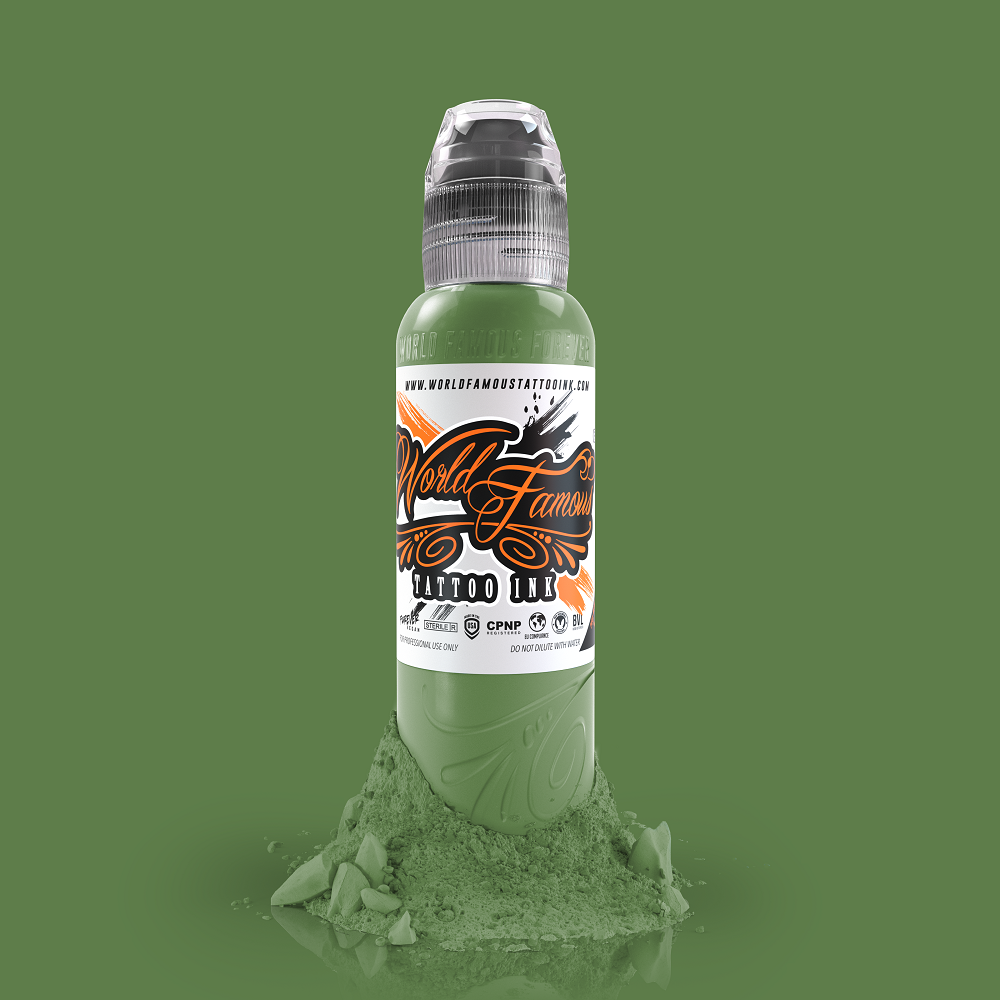 16 Color A.D. Pancho Set — World Famous Tattoo Ink — 1oz