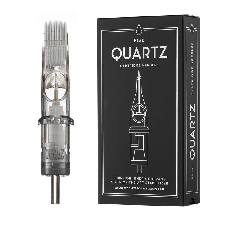 Peak Quartz Needle Cartridges — Box of 20 - Long Taper