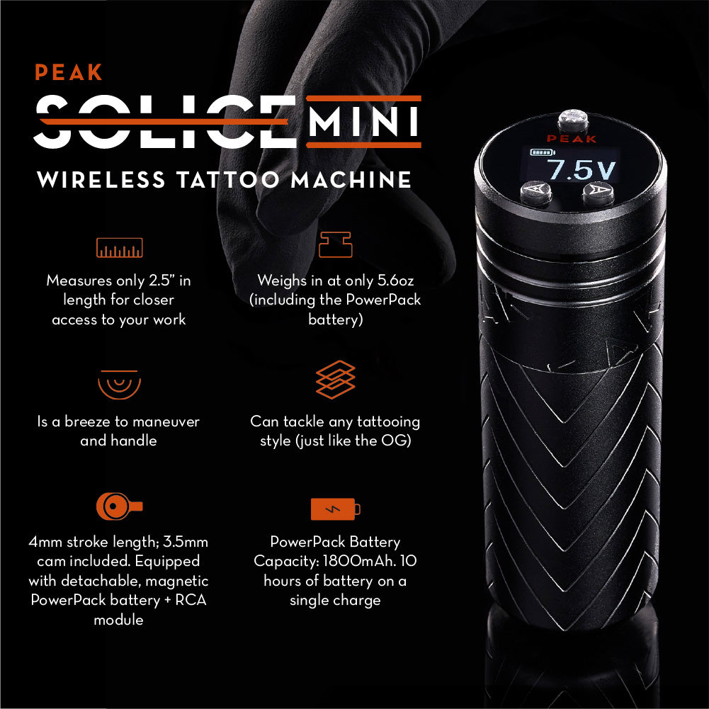 Peak Solice Mini Wireless Tattoo Kit for Apprentices