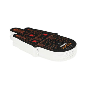 Peak Triton Die-Cut Sticker — Price per 1 or Pack of 50