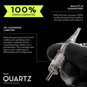 Peak Quartz Needle Cartridges — Box of 20