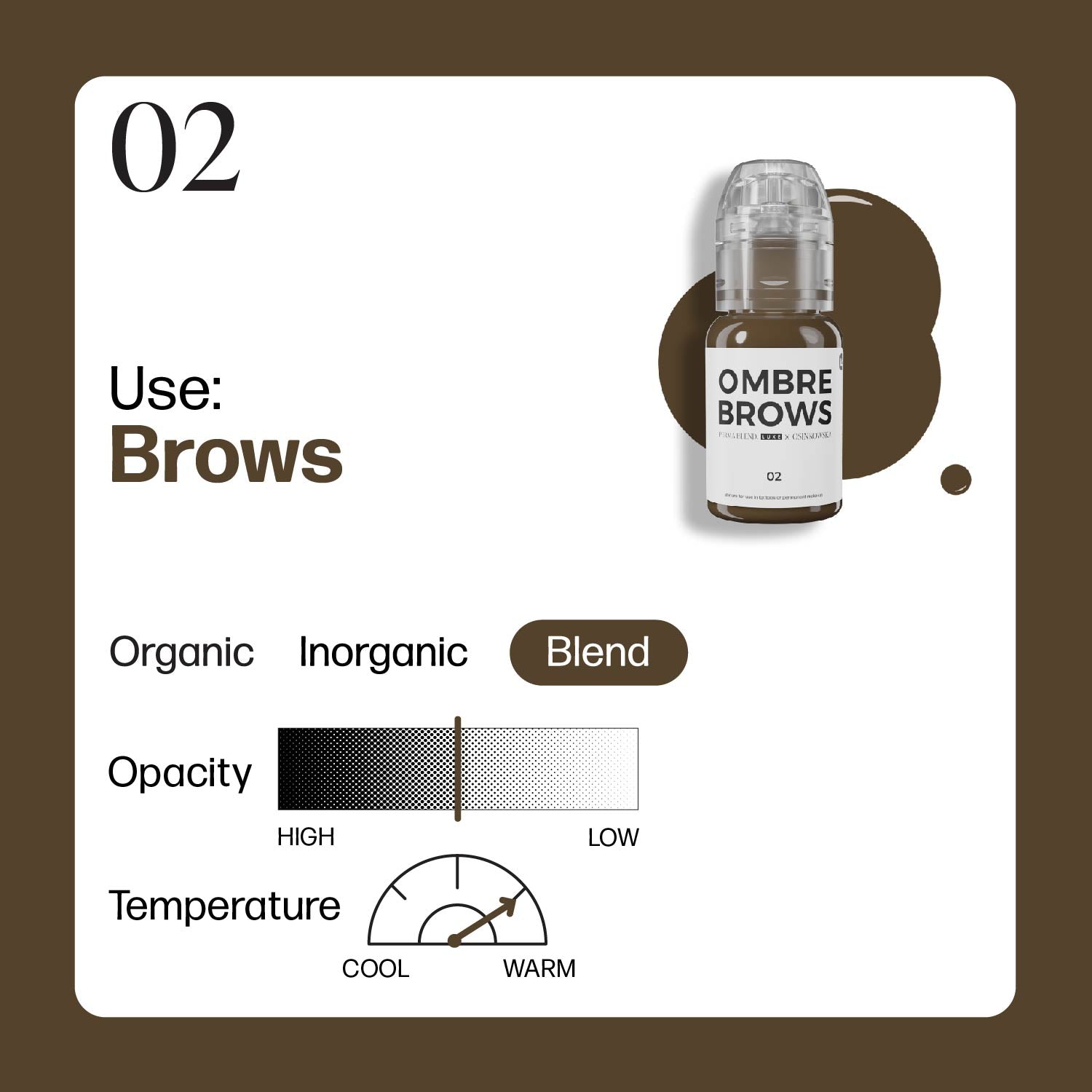 Paulina Osinkowska Ombre Brows 6 Bottle Set — Perma Blend — 1/2oz