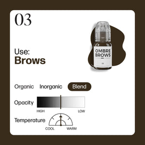 Paulina Osinkowska Ombre Brows 6 Bottle Set — Perma Blend — 1/2oz