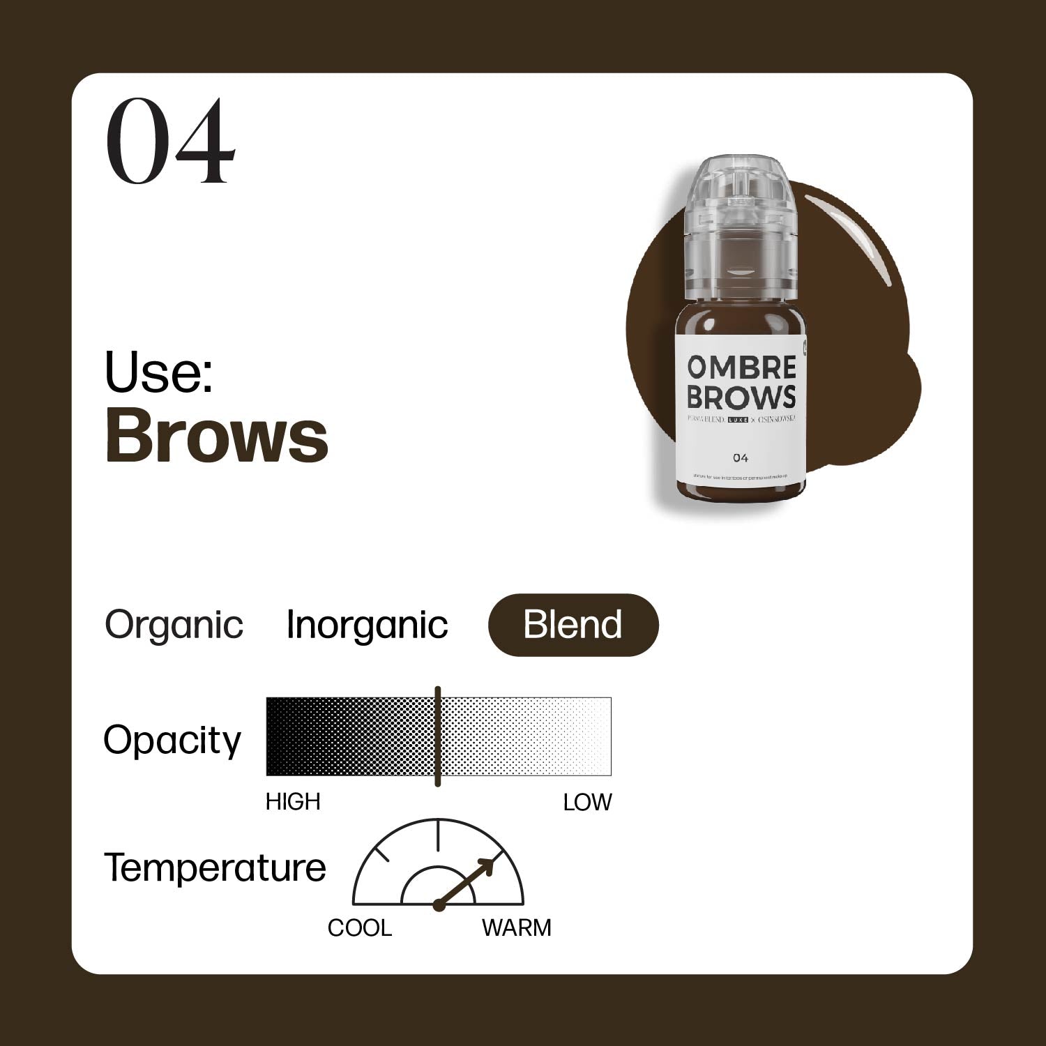 Paulina Osinkowska Ombre Brows 6 Bottle Set — Perma Blend — 1/2oz