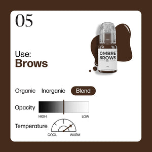 Paulina Osinkowska Ombre Brows 6 Bottle Set — Perma Blend — 1/2oz