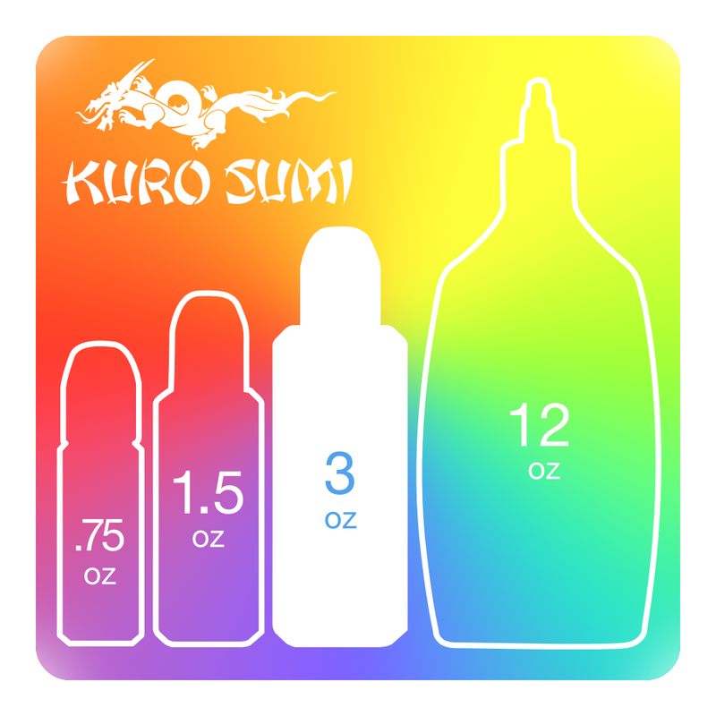 Kuro Sumi Tattoo Ink — 3oz Bottle