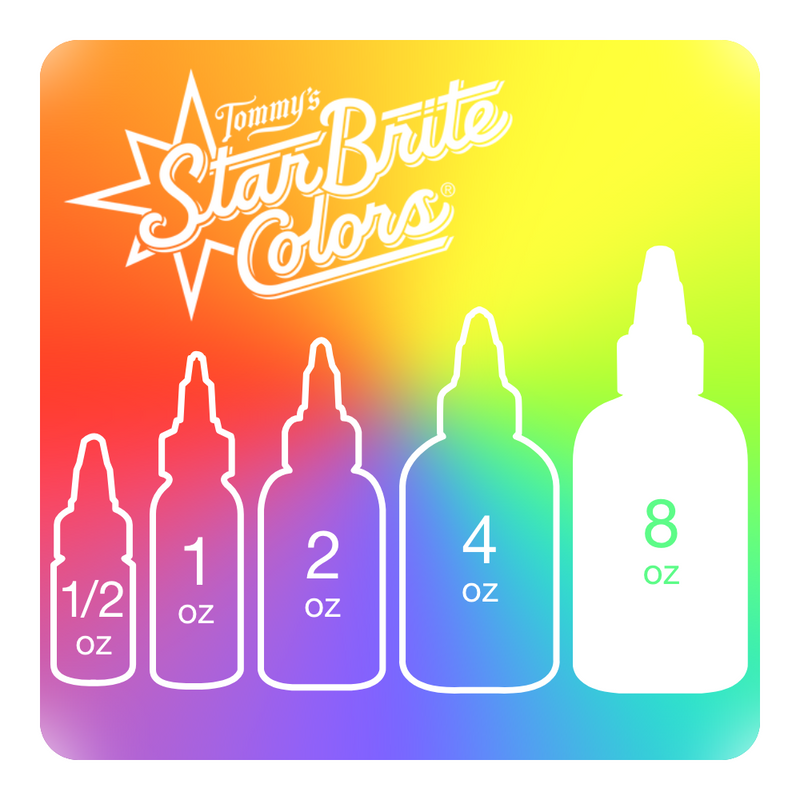 StarBrite Colors Tattoo Ink by Tommy’s Supplies – 8oz Bottle