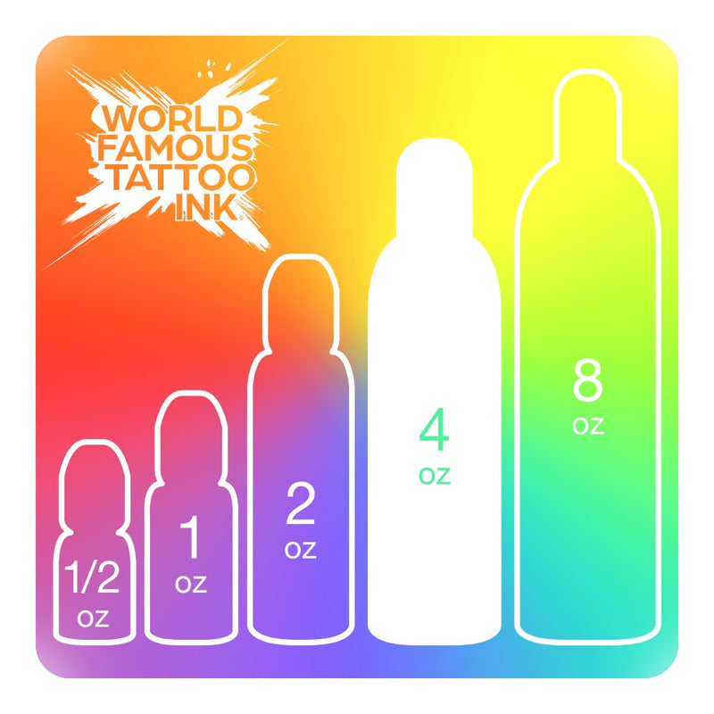 World Famous Tattoo Ink — Pick Color — 4oz