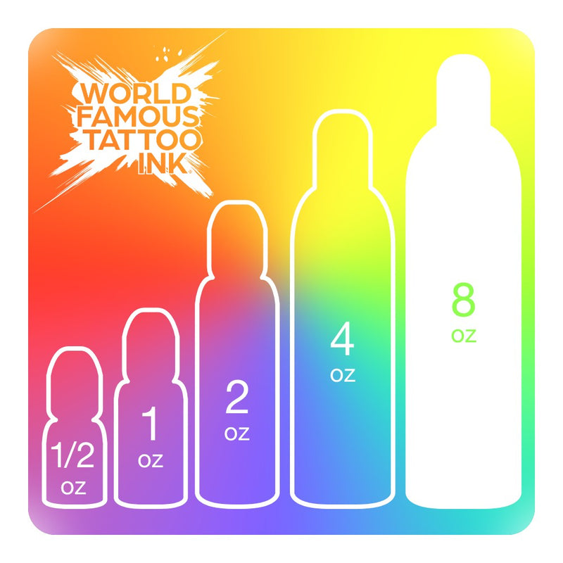 World Famous Tattoo Ink — Pick Color — 8oz