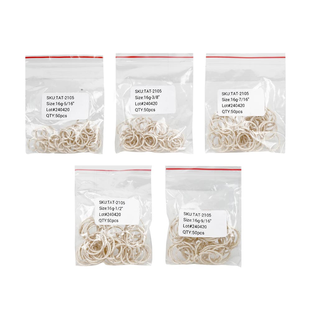 Saferly Biodegradable Placement Rings — Box of 250