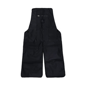 Knife & Flag Non-Porous Split Leg Apron — Black