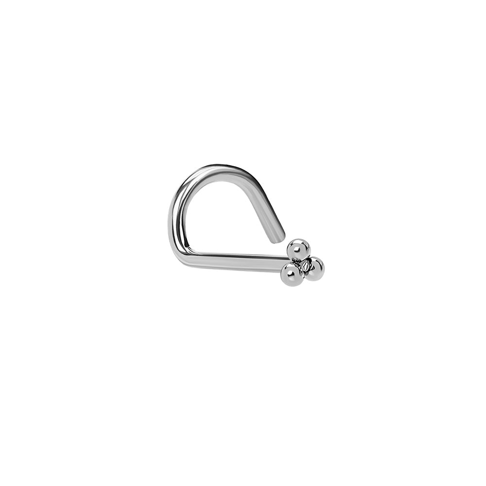 Titanium Threadless Nostril Screw — Add Your Own Top — Pick Gauge
