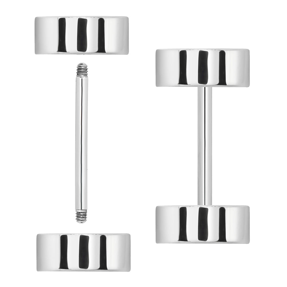 4mm Disc for Externally Threaded 18g–16g Jewelry — Price Per 1