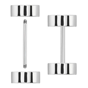 4mm Disc for Externally Threaded 18g–16g Jewelry — Price Per 1