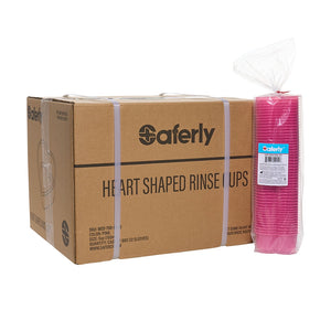 Saferly Heart Rinse Cups — 5oz — Pick Quantity