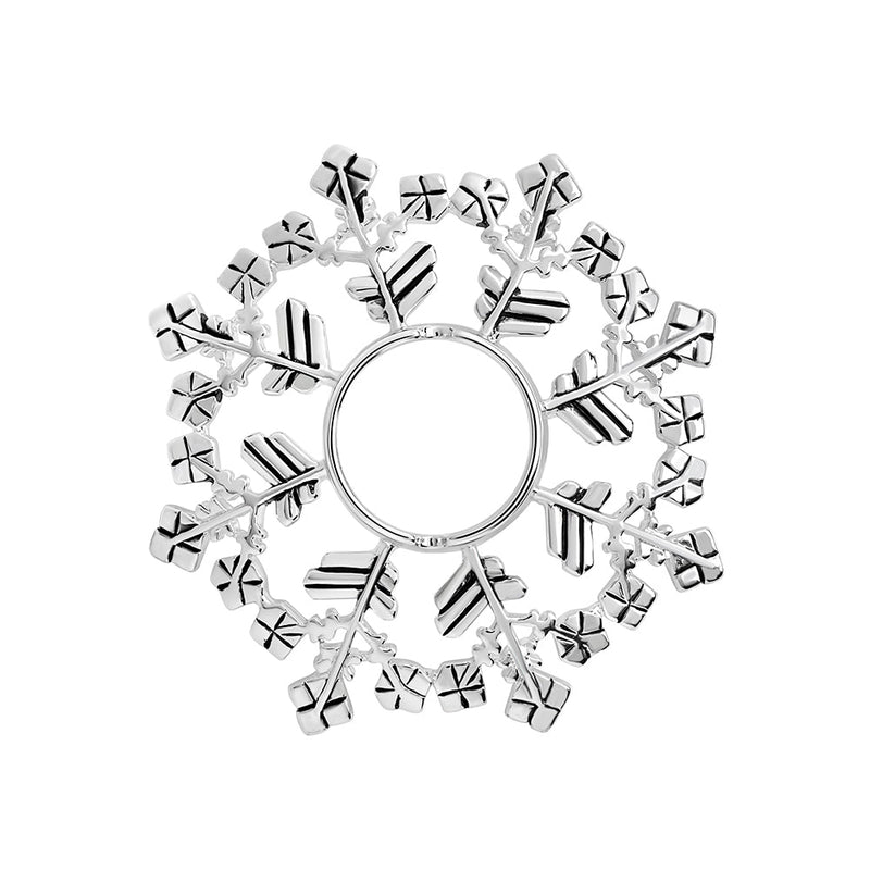 Snowflake Nipple Ring Shield - Price Per 1