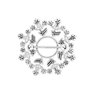 Snowflake Nipple Ring Shield - Price Per 1