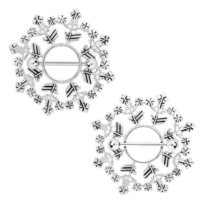 Snowflake Nipple Ring Shield - Price Per 1