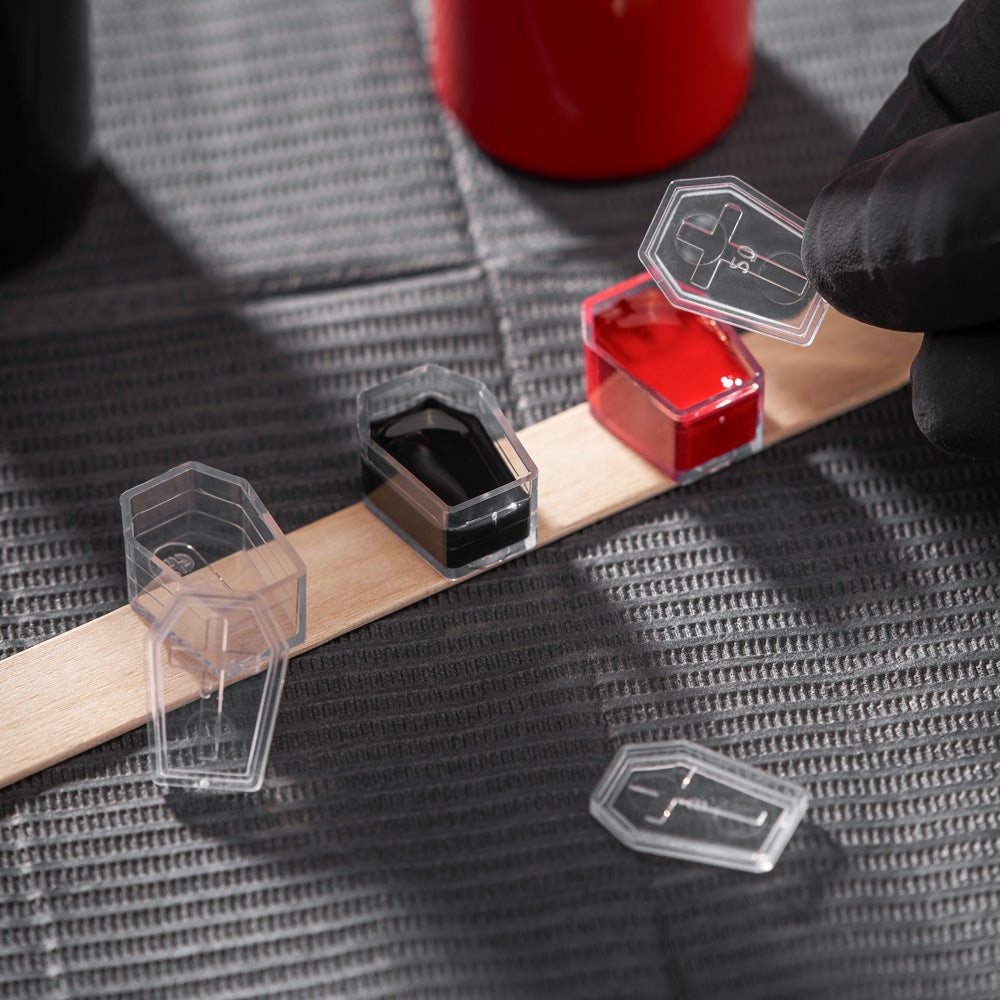 Saferly Coffin Ink Caps — #25 — Bag of 200 — Pick Color