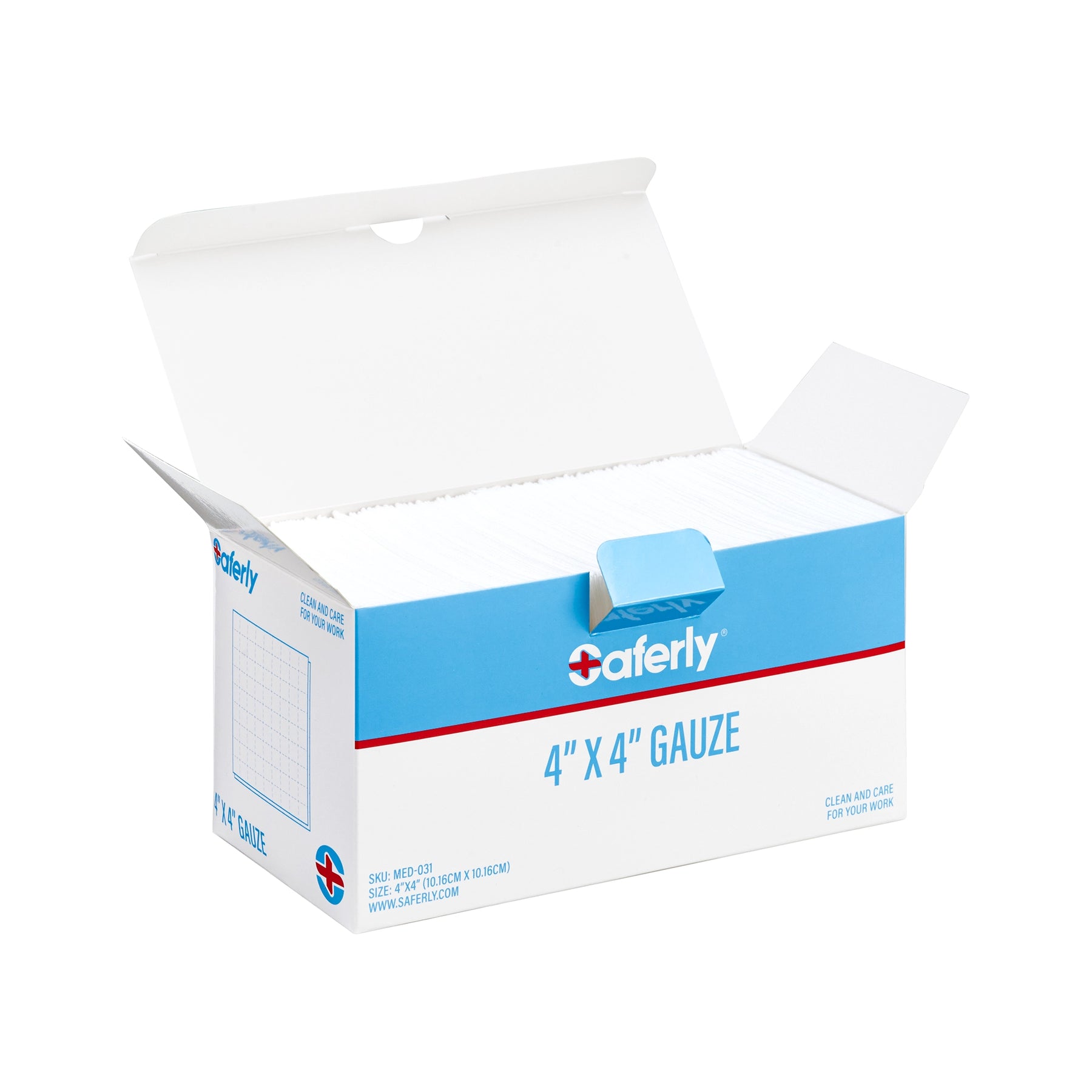 Saferly Gauze — Box of 200 — Pick Size