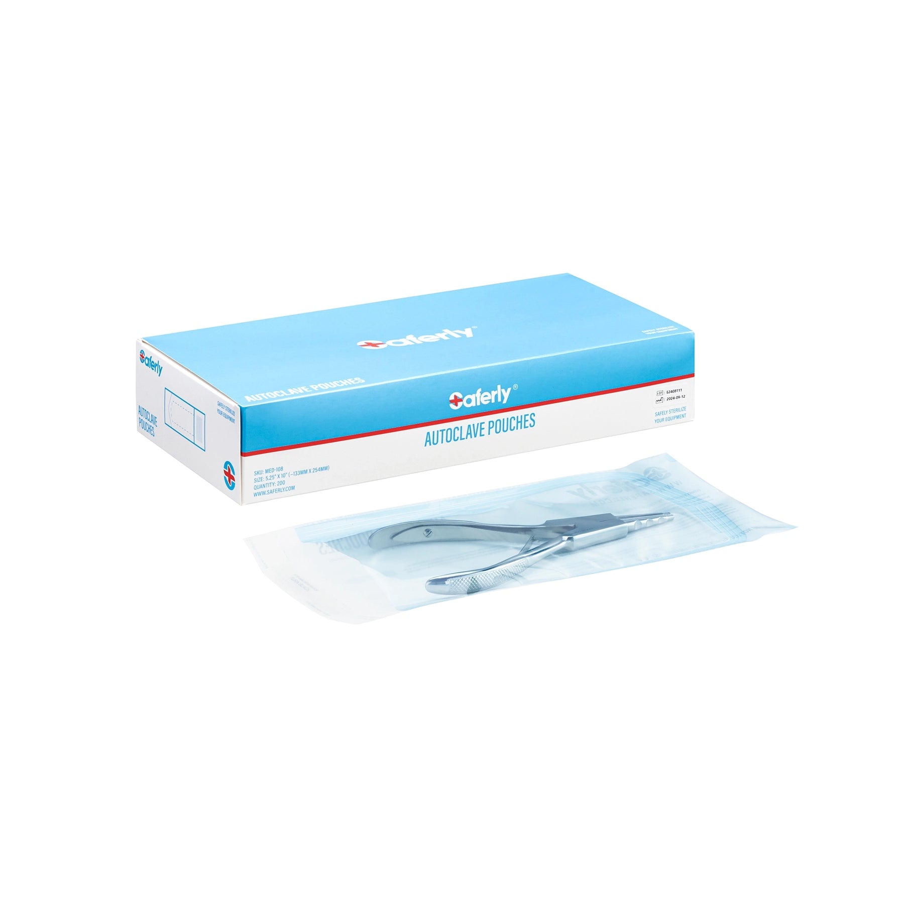 Pick Your Size — Sterilization Autoclave Pouches MED-108 (5.25"x10") Box of 200