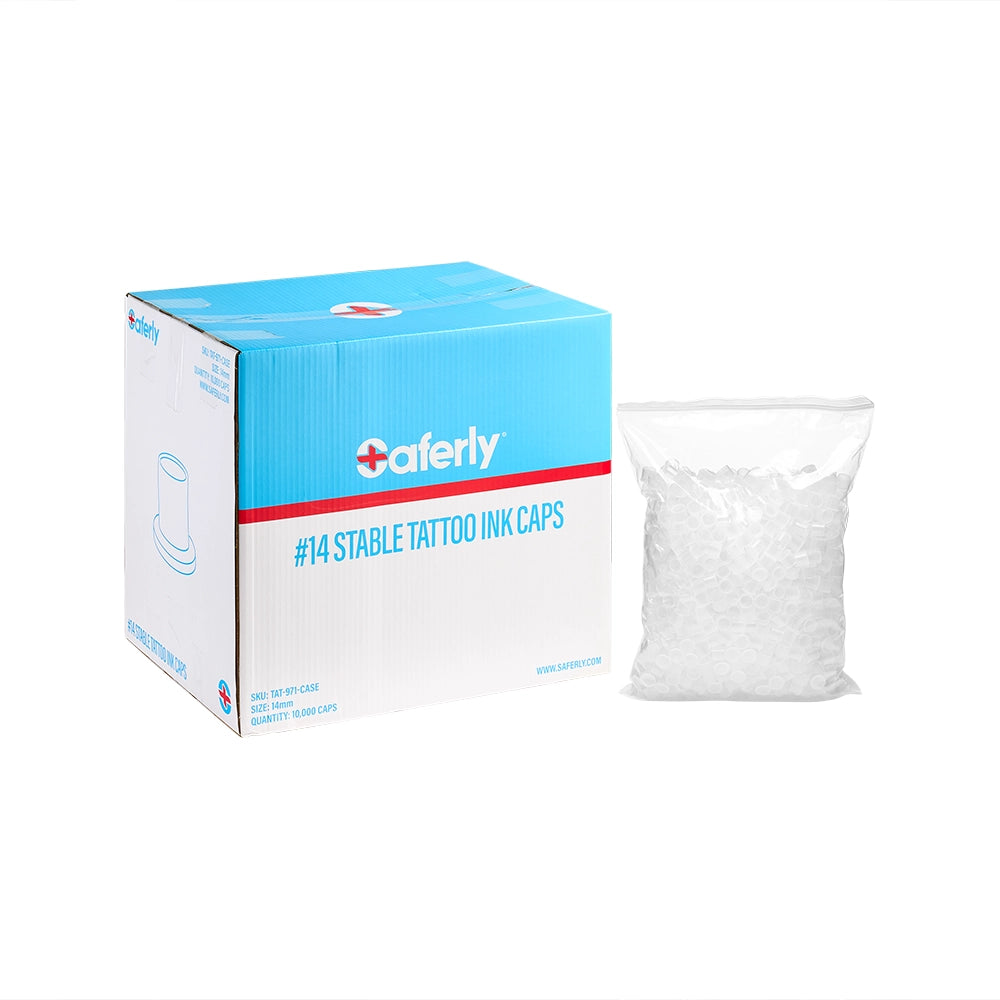 Saferly Ink Caps — Pick Size — Price Per Case