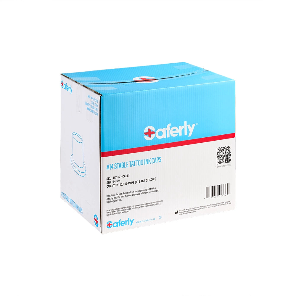 Saferly Ink Caps — Pick Size — Price Per Case