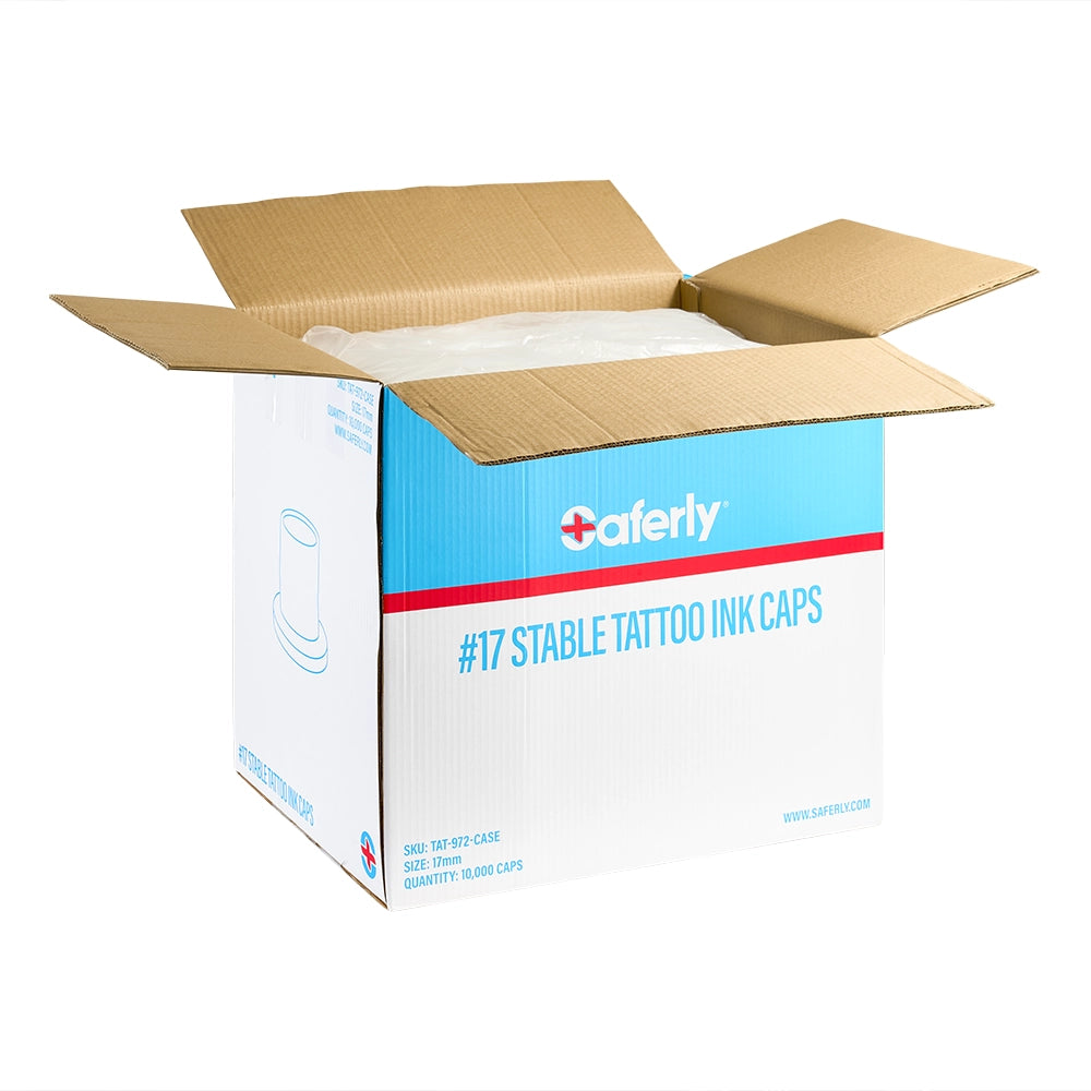 Saferly Ink Caps — Pick Size — Price Per Case