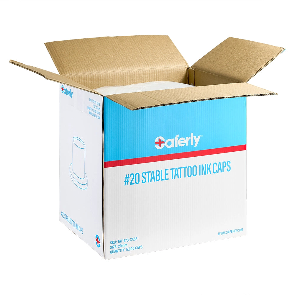 Saferly Ink Caps — Pick Size — Price Per Case