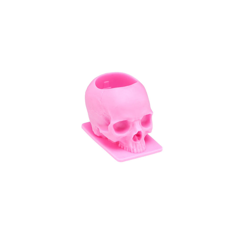 Saferly Skull Silicone Ink Caps —Size #16 (Large) — Bag of 200  — Pick Color