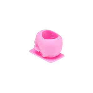 Saferly Skull Silicone Ink Caps —Size #16 (Large) — Bag of 200  — Pick Color