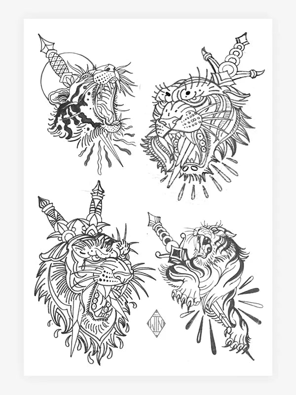 Echoes of Time — 25 Years of Tattoo Art — Hardcover Book + Travel Tool Book