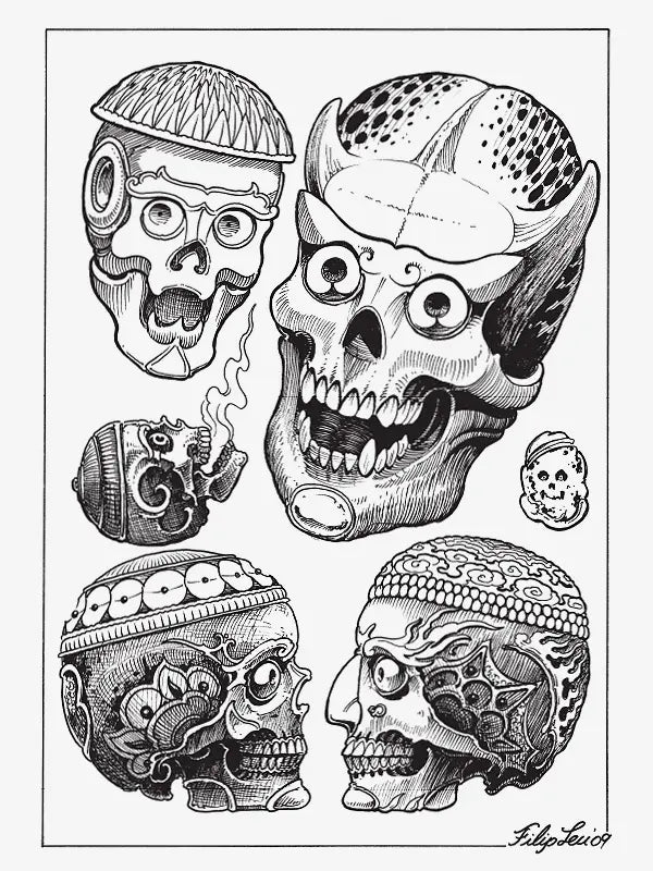 Echoes of Time — 25 Years of Tattoo Art — Hardcover Book + Travel Tool Book