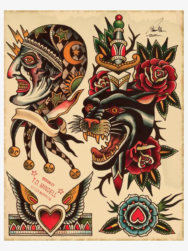 Echoes of Time — 25 Years of Tattoo Art — Hardcover Book + Travel Tool Book