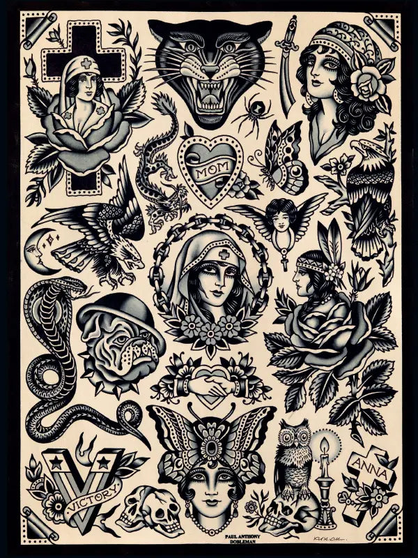 Echoes of Time — 25 Years of Tattoo Art — Hardcover Book + Travel Tool Book