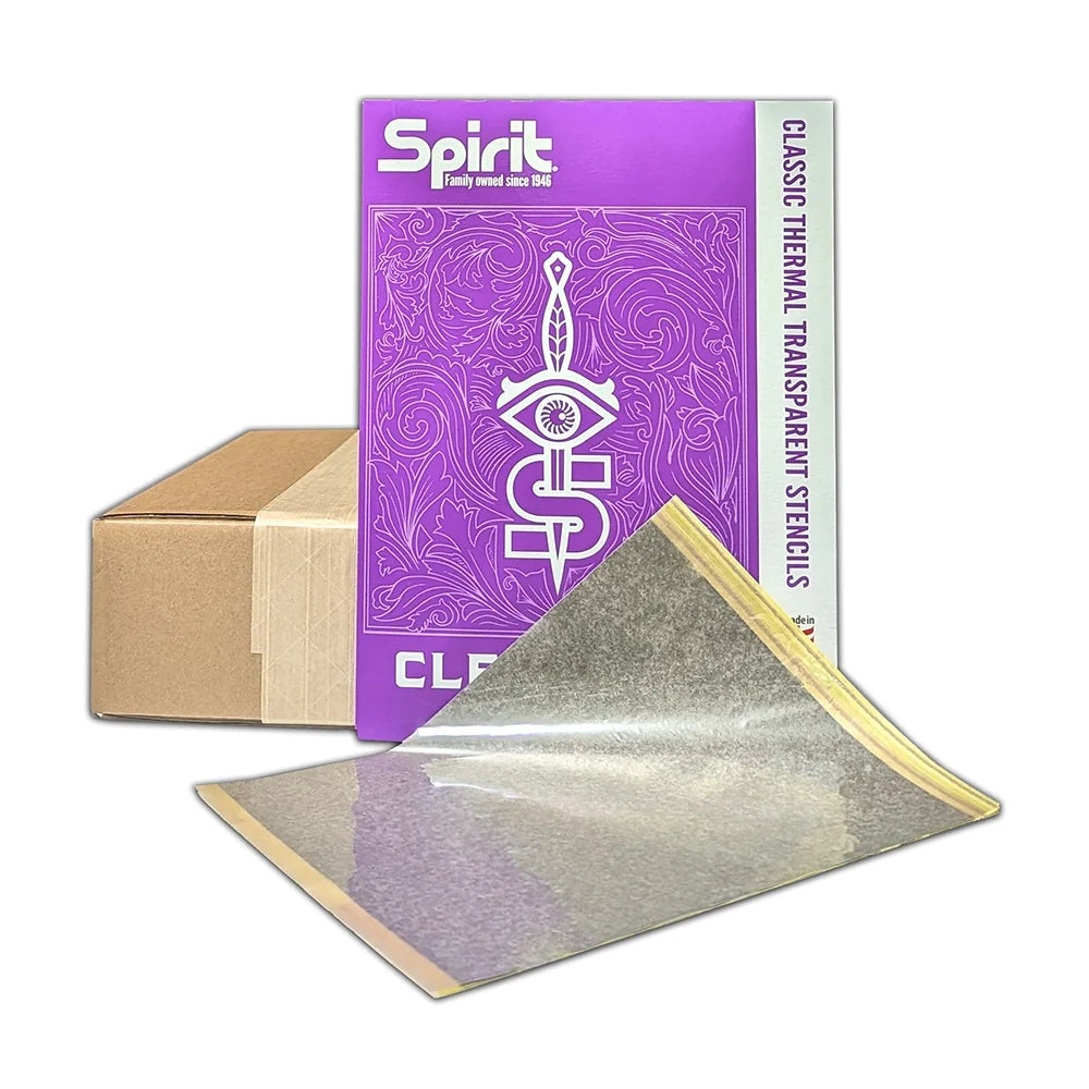 Spirit Classic Thermal Transparent Stencils — Box of 25
