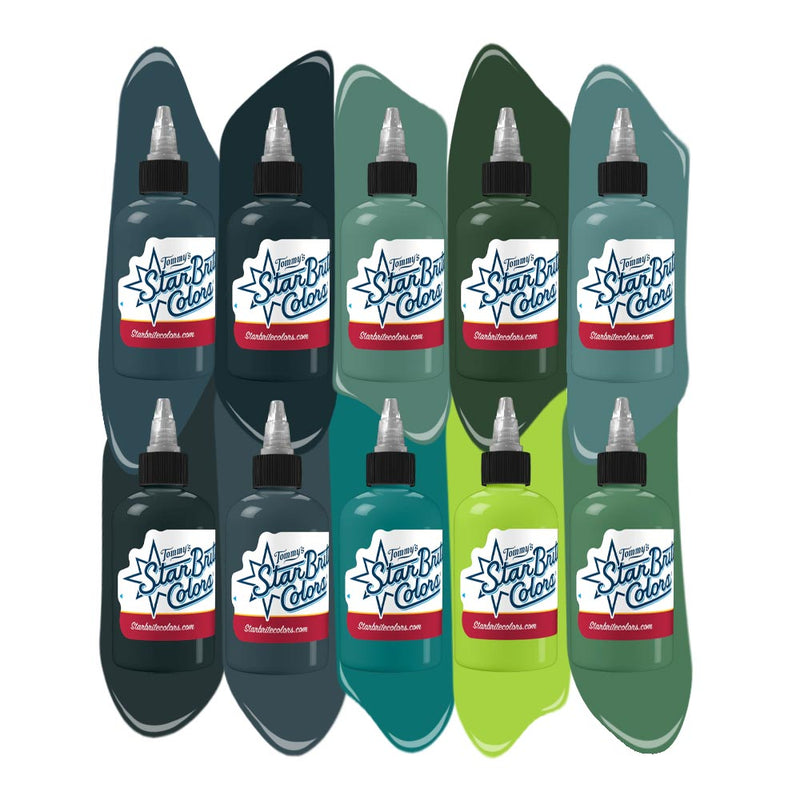 Scott Marshall Subterranean Series Ink Set – StarBrite Colors Signature Series by Tommy’s Supplies – 10 1oz Bottles