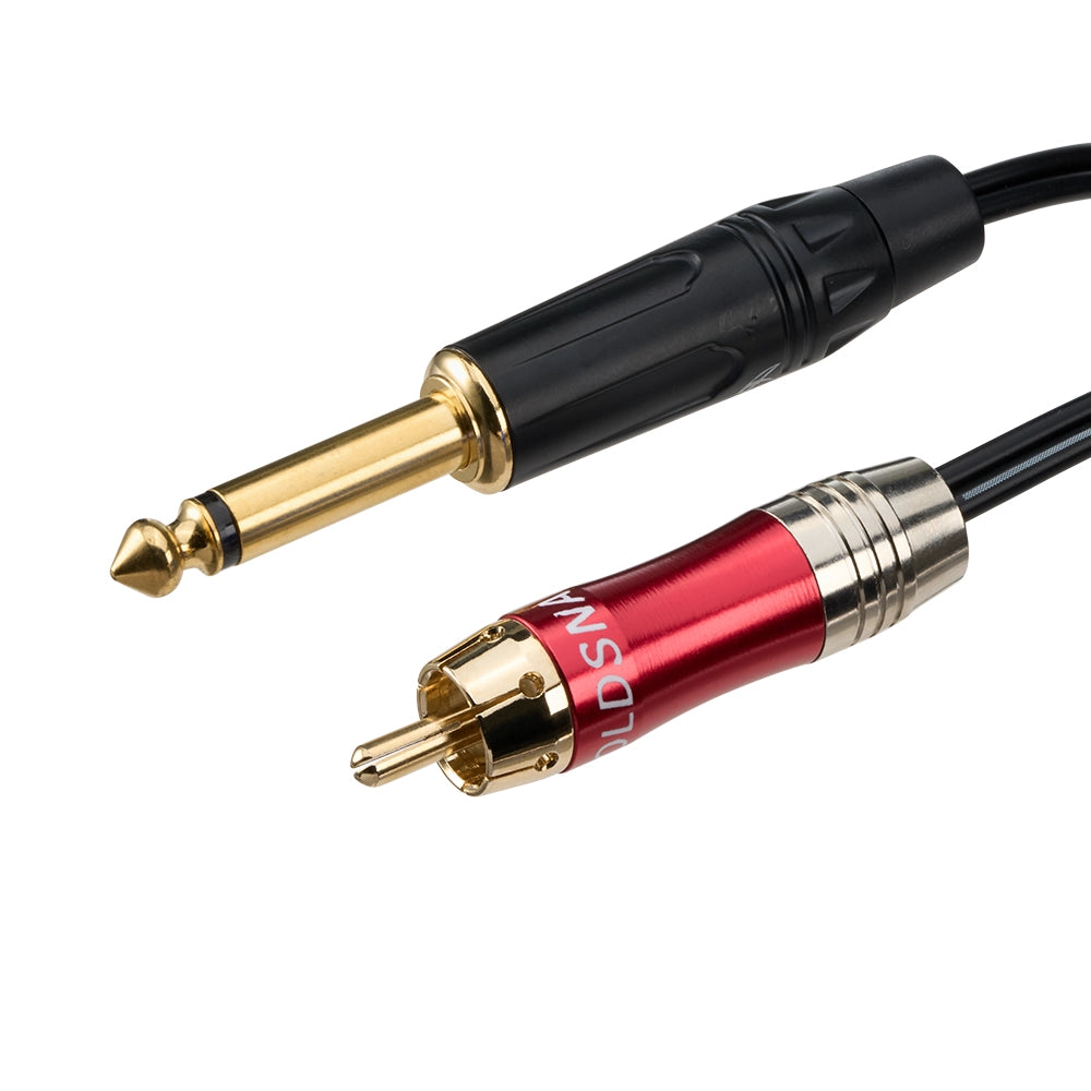 Precision Premium Pro Design Tattoo RCA Cable With Red Phono Plug